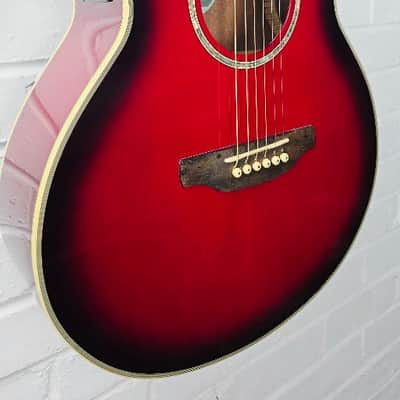 ARIA ELECORD FET-ELITE RS RED SUNBURST ELECTRO ACOUSTIC GUITAR image 2