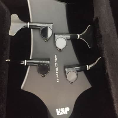 ESP/ LTD B-2005 30th Anniversary Bass 2005 Matt Black image 7