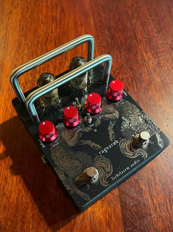 Lichtlaerm Audio & Cult Fx Ragnarok Tube Pre Amp/Distortion Pedal 2026 - Cult Fx Limited Edition Red & Silver image 1