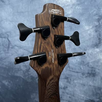 Cort C5H Artisan Series 5 String Active Bass Guitar in Satin Black image 10