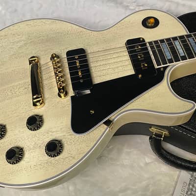 NEW ! Gibson Custom Shop Historic '54 Les Paul Custom Reissue Dealer Select - P-90's Staple Pick-Up - TV White - VOS - Authorized Dealer - Only 8.9 lbs - G07004 image 4