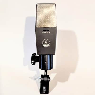 AKG C414 B ULS Large Diaphragm Multipattern Condenser Microphone 1990s - Black image 10