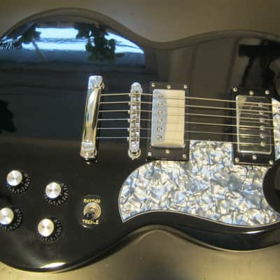 Epiphone ( by Gibson ) SG - Made in Korea - Customized - 1998 - Black image 1