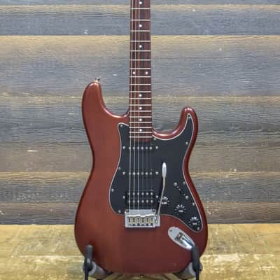 Squier by Fender Standard Fat Strat HSS Satin Walnut Electric Guitar #IC040545394 image 2