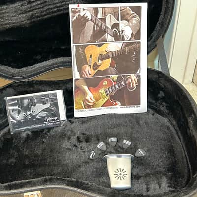 Epiphone AJ220S with Hardshell Case and accessories image 9