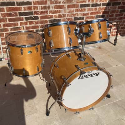 Ludwig Thermogloss Drum Set 1970’s - Maple image 1
