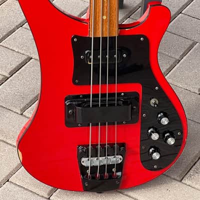 Rickenbacker 4001 Fretless Bass 1986 ultra rare "Redneck" w/Black parts Ltd. Edition its Factory Fretless ! image 1