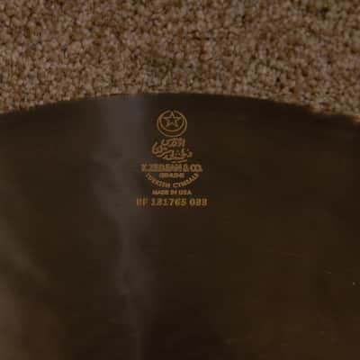 Zildjian 19" K Dark Thin Crash Cymbal 1535g image 3