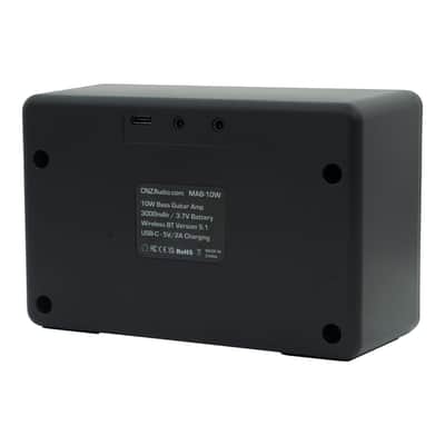 CNZ Audio Mini Rechargeable Bass Guitar Amplifier - 10W, Wireless BT image 2
