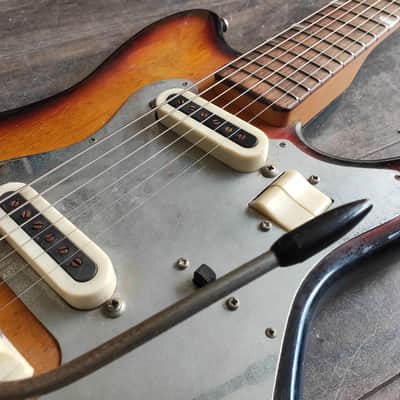 1960's Guyatone LG-65T Vintage Electric Guitar (Sunburst) | Reverb