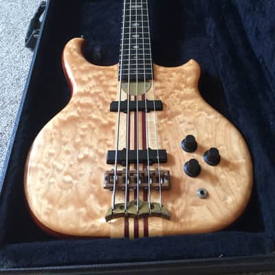 Alembic Persuader Distillate 5 String Bass Quilted Maple 1988 image 12
