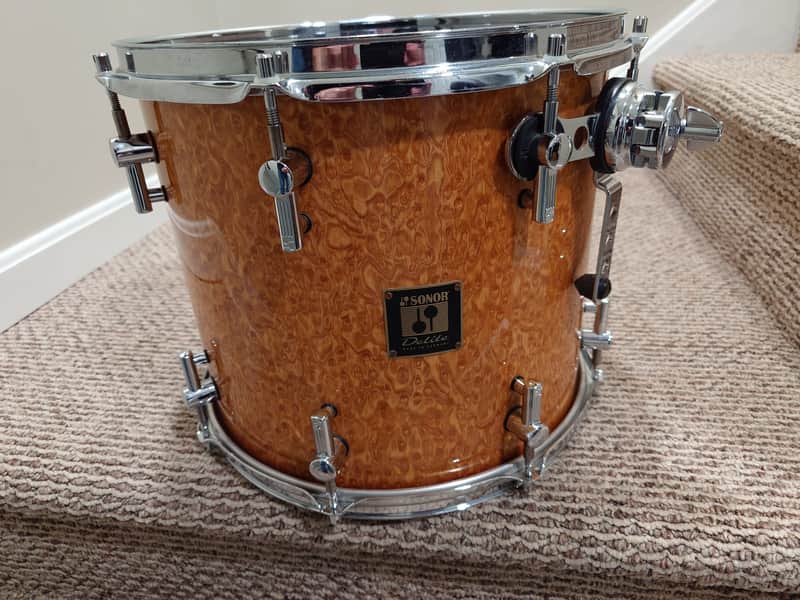 Sonor Delite 14" Maple Tom - Birdseye Amber image 1