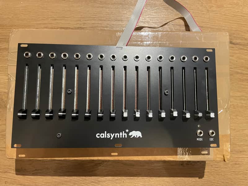 CalSynth 16-fader bank