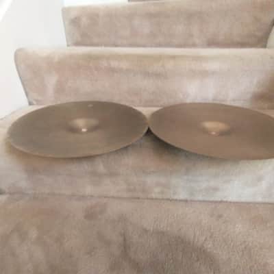 Zildjian Vintage Avedis lightweight 14 inch "A" hi hat cymbals, 808/813 grams excellent condition! image 11