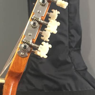 Vintage Jose Luis Velazquez Classical Nylon String Spanish Guitar Made in Mexico Solid Woods Original Case image 4