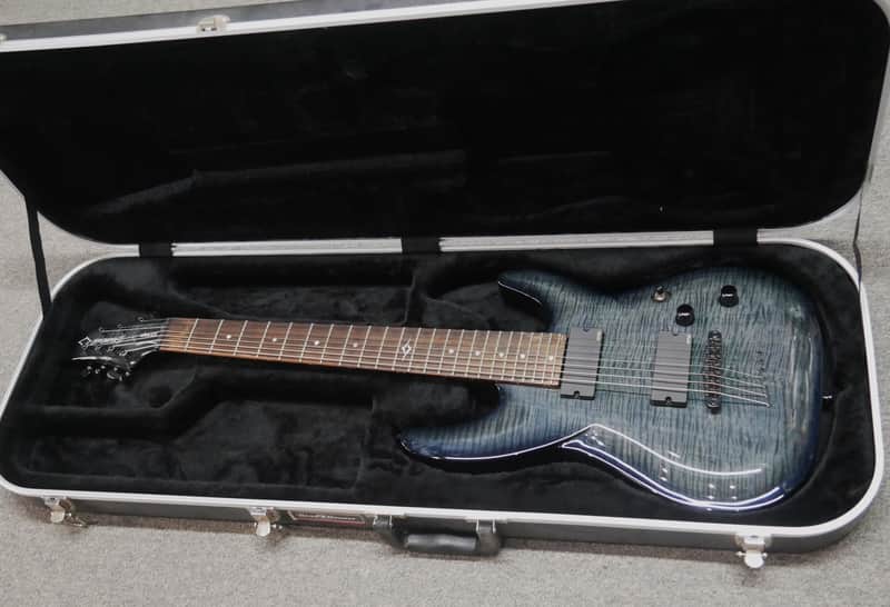 Diamond DBZ Barchetta 7 String STF Series  2000s - Flame Maple Trans Gun Metal image 1