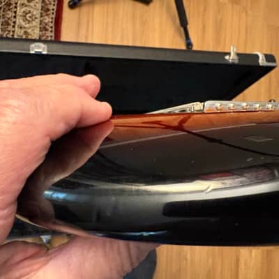 Fender American Standard Stratocaster.  2015 Sunburst-Modified with  premium components  see below Charm of an old guitar with the guts of a new one! image 18