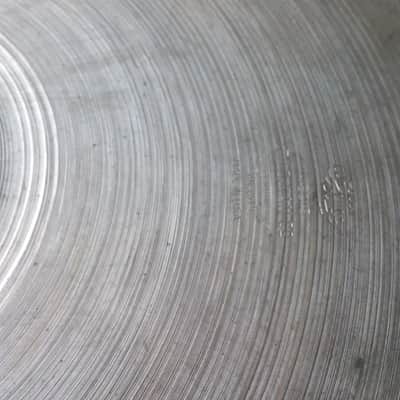 ZILDJIAN VINTAGE Avedis 15" LIGHT Hi Hat Cymbal 50S SMALL STAMP  935 G Sounds Great !!! image 5