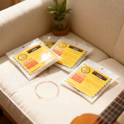 BadAss 2-PACK BadAss Phosphor Bronze Acoustic Guitar Strings, 10-48, Extra Light 2025 - Bronze image 2