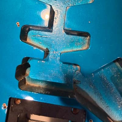 *BODY ONLY* 1980s Kramer Pacer Deluxe - Candy Blue Metallic image 5