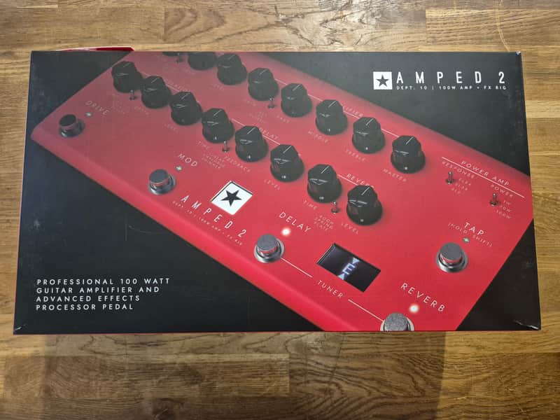 Blackstar AMPED 2 Dept. 10 100-Watt Guitar Amp Pedal 2023 - Present - Red image 1
