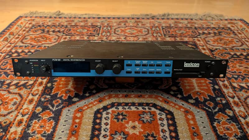 Lexicon PCM 90 Digital Reverb Processor 1990s - Blue image 1