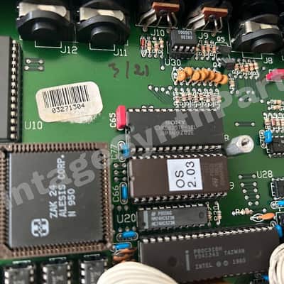 Alesis Quadraverb OS upgrade: V 2.03 (to Quadraverb Plus) Eprom Update Firmware Rom image 1