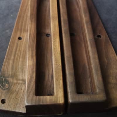 Roland Juno-106 Wooden Side Panels – Handmade American Walnut Replacement for Analog Synth – Ready for Shipping image 3