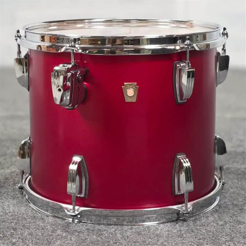 Used Ludwig Classic Maple Rack Tom 13x11 Diablo Red - Very Good image 1