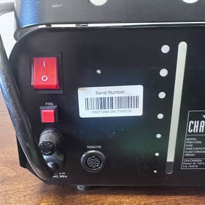 Chauvet DJ Hurricane 1302 Compact Fog Machine 0.9 Gal Tank Capacity H1302 image 4
