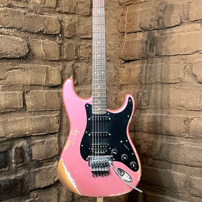 Fender Custom Shop 60's Stratocaster HSS Floyd Rose Heavy Relic - Burgundy Purple Mist image 1
