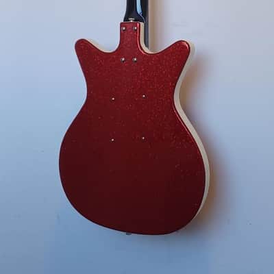 Danelectro 59M NOS+ - 60th Anniversary - Red Metalflake - 2019 - Present - Gloss image 16