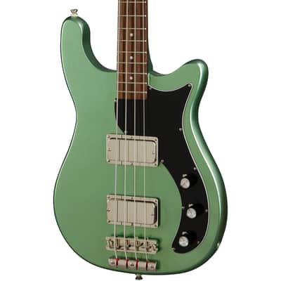 Epiphone Embassy Bass Electric Bass, Green Metallic image 1