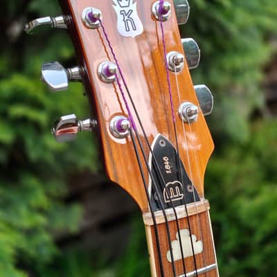 Klira Tone King 345 70s - Sunburst vintage german archtop jazz guitar image 4