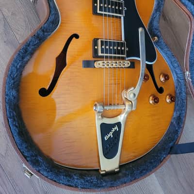 Gibson ES-195 2013 - Trans Amber image 2