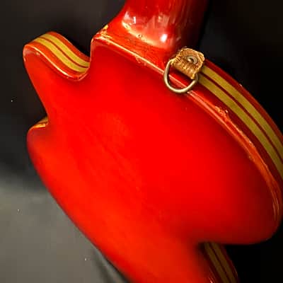 Hofner Colorama II Model 444 - All Original - Black Bar Pickups - Clean Player - Lightweight - Chipboard Case - 1959 image 12