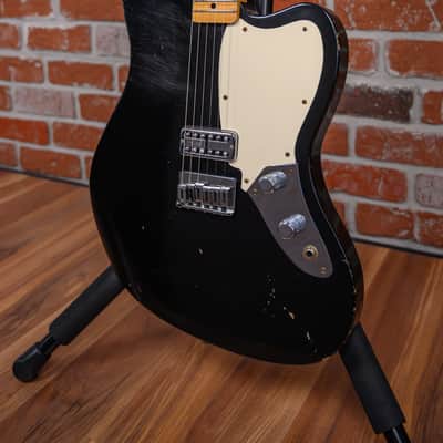 Fender Custom Shop Limited Edition La Cabronita Gato Gordo Jazzmaster Relic Aged Black 2014 w/OHSC image 10