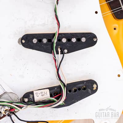 1986 Fender Order Made Yngwie Malmsteen Stratocaster ST62 Yellow White w/ USA Dimarzio DP117, Japan MIJ Fujigen image 22