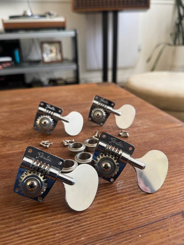 1966 Fender Mustang Bass Lollipop Tuners 1967 1968 image 1
