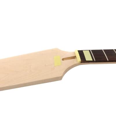 Maple guitar Neck 22Fret 24.75inch Rosewood Fretboard Paddle Headstock image 4