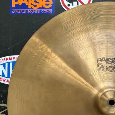 Paiste 18" BLACK LABEL 2002 China Type Cymbal 1978 w/Serial Switzerland image 3