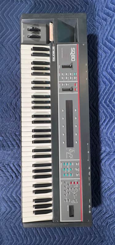 Ensoniq SQ-80 Cross Wave Synth w/ extra donor unit and case image 1