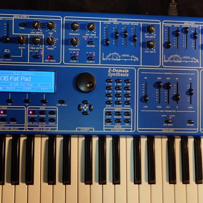Oberheim OB-12 49-Key 12-Voice Synthesizer 2000 - Blue - LCD REPLACED! image 6
