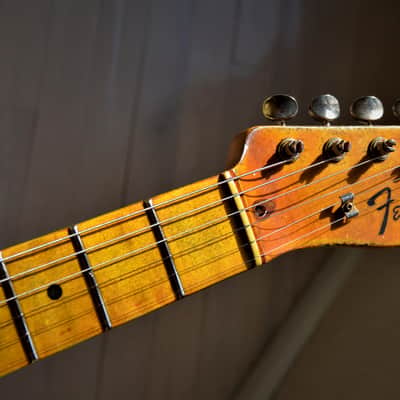 American Custom Fender Telecaster Relic Pink Sparkle CS Texas Specials image 12