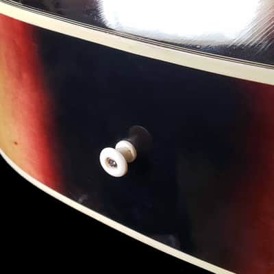 1960s Terada-T Haruo C-312 Folk Guitar Sunburst Solid Spruce/Maple Nylon String, Luthier Restored image 15