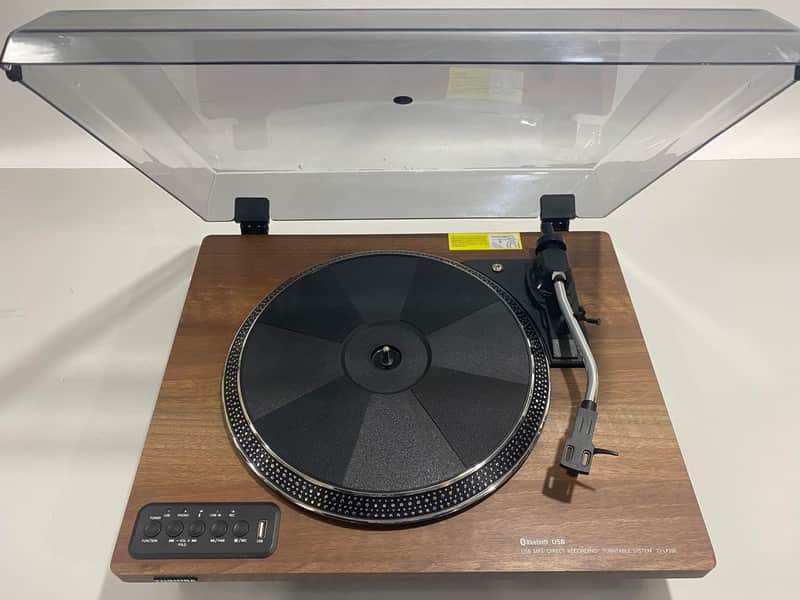 Toshiba Bluetooth Stereo Turntable Brown TY-LP200. Serviced! image 1