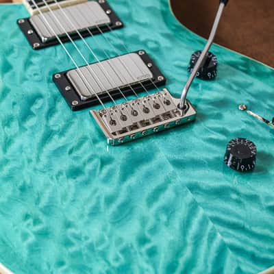 PRS SE Custom 24 Quilt | Turqoise image 4