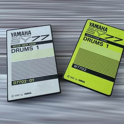 YAMAHA SY/TG77 STRINGS SECTIONサウンドカード Yamaha SY77/TG77 Voice & Data Cards Collection for Sale - CODE:SY