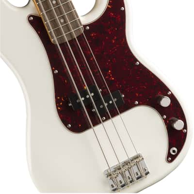 Fender Squier Classic Vibe '60s 4-String Electric Precision Bass, Olympic White image 4