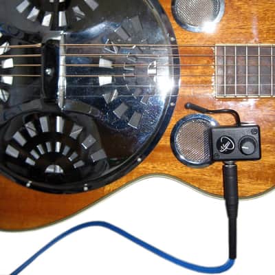 "THE GRIP" SQUARE NECK RESONATOR GUITAR PICKUP with FLEXIBLE MICRO-GOOSE NECK by Myers Pickups image 3